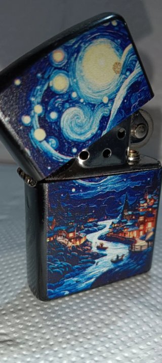 Lott o uno per un Zippo tipo VIP seria Van Gogh