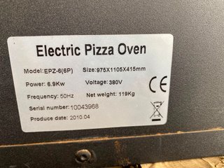 Horno Eléctrico Profesional para Pizzas