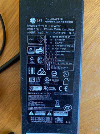 Cable de Corriente LG lcap37