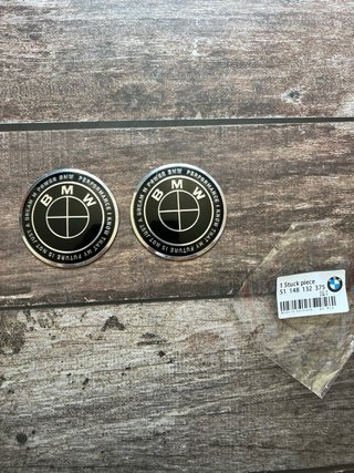 2 EMBLEMAS LOGO BMW R1200 R1250 GS S1000 RR MOTO