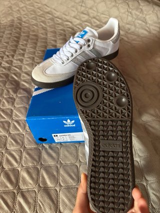 Adidas Samba Blancas/Gris Talla 40