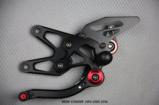 Estriberas retrasadas BMW S1000RR / HP4 2009 2014