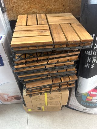 44 Baldosas Madera Acacia Mosaico 30x30cm