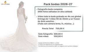 Fotógrafo de bodas. Vídeos profesionales eventos