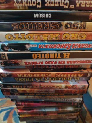 Lote 60 Películas Western DVD y VHS Español