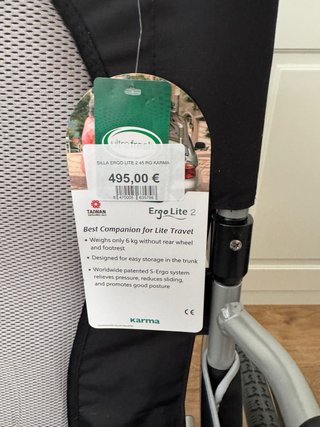 Silla de ruedas ultraligera Karma Ergo Lite 2