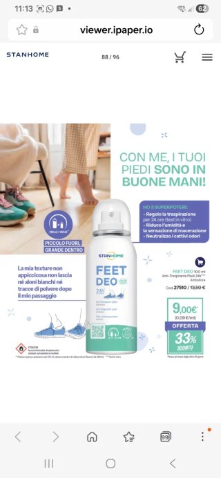 STANHOME Feet Deo 100ml Anti-Traspirante