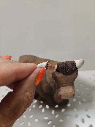 Coppia bue e asino presepe napoletano