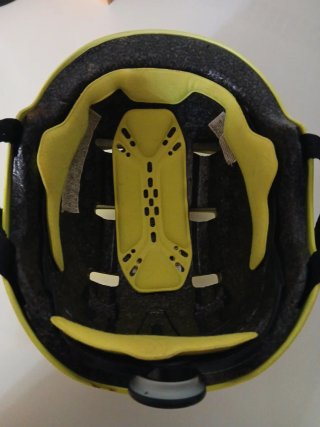 Casco Btwin Amarillo Infantil