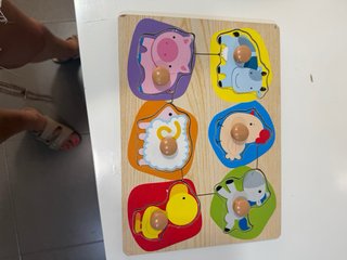 Puzzles de madera con animales