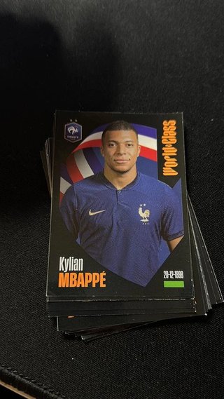 Lote Cromos Panini World Class (Mbappé, Vini Jr, S