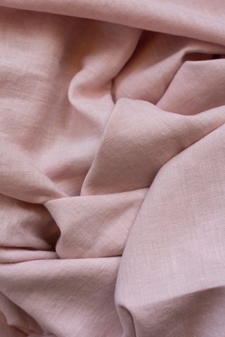 Scampolo Lino Puro in colore Rosa, 246x150 cm