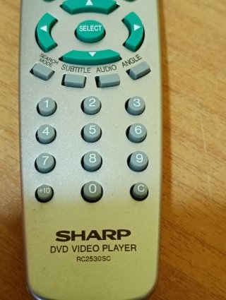 TELECOMANDO SHARP RC2530SC DVD VIDEO PLAYER