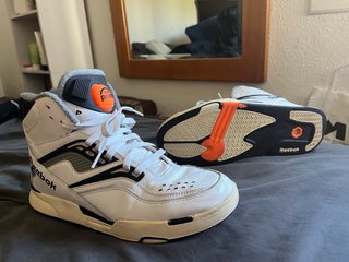 Reebok The Pump TZ Bianca e Arancione