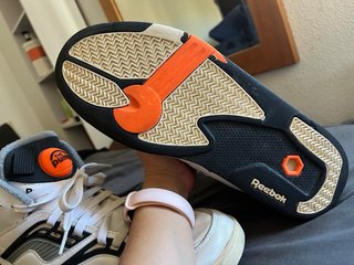 Reebok The Pump TZ Bianca e Arancione