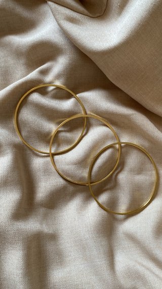 Bracciali rigidi dorati - Eleganti e Anallergici