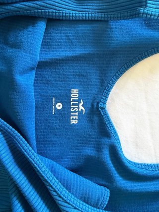 Top tirantes Hollister azul talla M