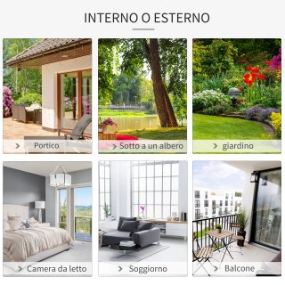 Amaca da Giardino in Stile Boho Chic Sedia Sospesa