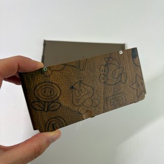Scocca New Nintendo 3DS super mario legno