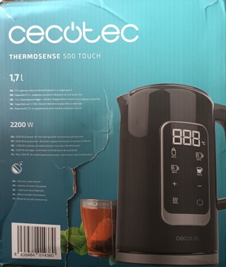 Hervidor Cecotec Thermosense 500 Touch