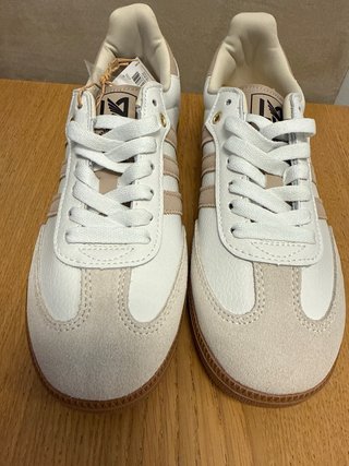 Zapatillas Adidas Mujer Los Angeles Beige/Blanco