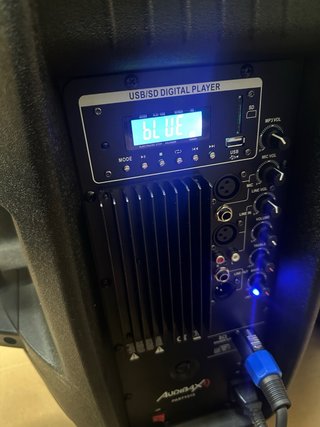 Pareja Altavoces Audibax Party 215 LED + Soportes