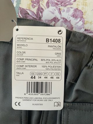 Pantalón Workteam B1408