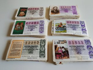 Lotería Nacional Billetes Antiguos