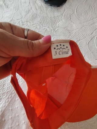 Berretto da uomo arancione SURR AUTO