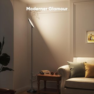 Lámpara de pie LED regulable 36W mando