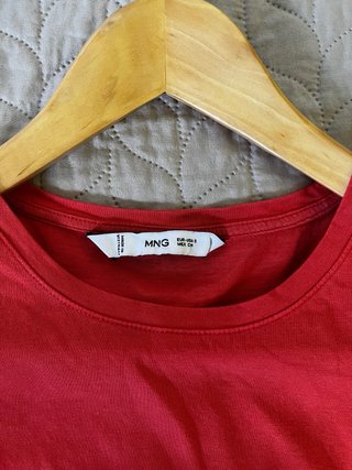 Camiseta Mango volantes Talla S