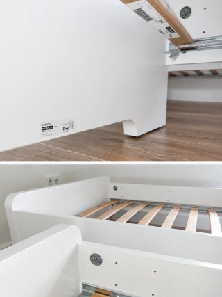 Conjunto 2 Camas SLÄKT IKEA Blancas
