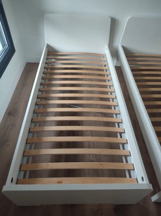 Conjunto 2 Camas SLÄKT IKEA Blancas