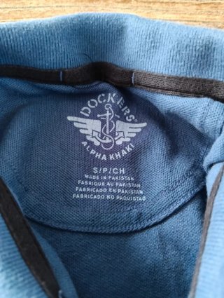 Polo Dockers Algodón Hombre Manga Corta