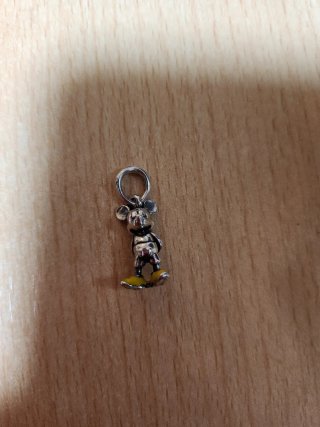Charm Mickey Mouse Pandora Original Disney Plata