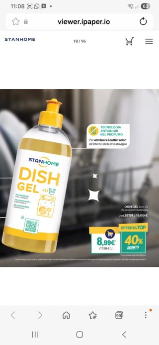 STANHOME Detersivo Concentrato Lavastoviglie
