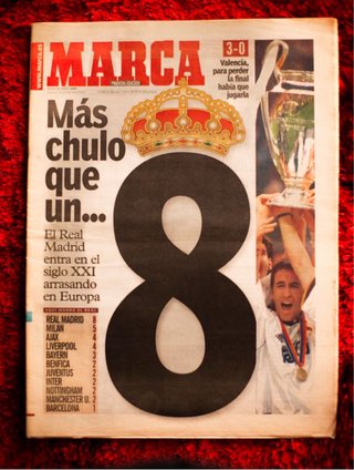 Real Madrid 8ª Copa de Europa-Marca (Nuevo)