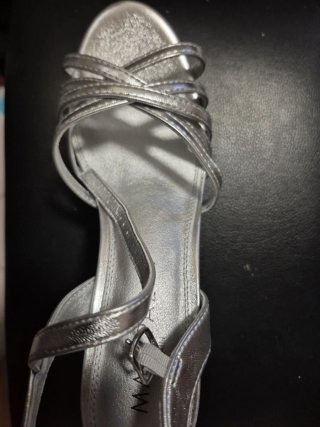 Sandalias Marypaz Plataforma Tacón Plata