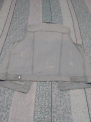 Chaleco vaquero azul