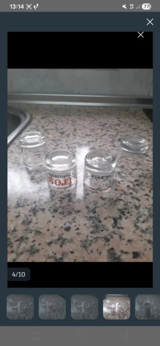 Juego Vasos Chupitos y Minijarritas