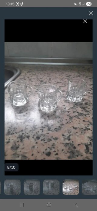 Juego Vasos Chupitos y Minijarritas