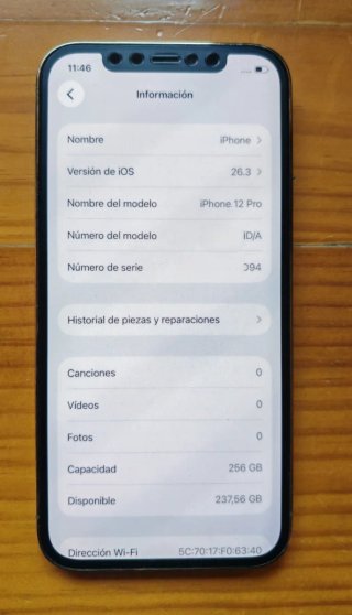 iPhone 12 Pro 256GB + mandos (LEER(
