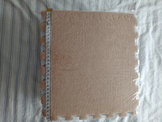 Alfombra desmontable forrada