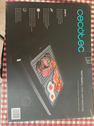 Cecotec Tasty&Grill 2000 Inox Mixstone