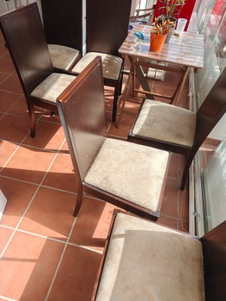 Sillas de comedor madera para restaurar