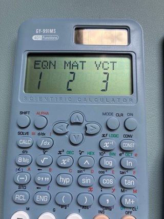 Calculadora Científica GY-991MS (401 Funciones)