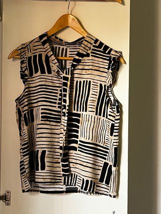 Blusa Made in Italy Estampada Talla S/M