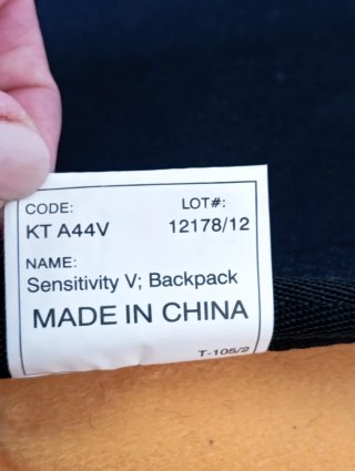 Zaino KATA Sensivity V nero
