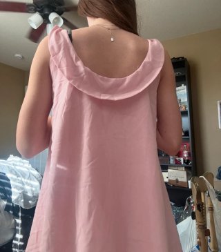 Top/Vestido Babydoll Rosa