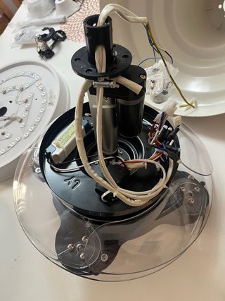 Ventilador TechoLED Bell Cristalrecord PARA PIEZAS